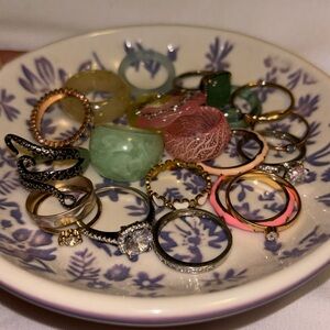 22 rings😍 TRENDY all together